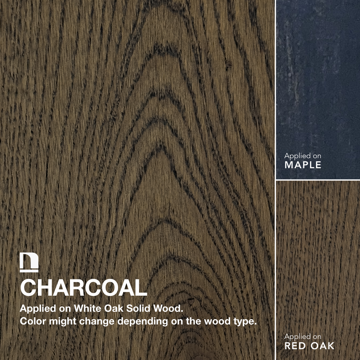Natura Onecoat Wood Oil 2K-A Charcoal Sample