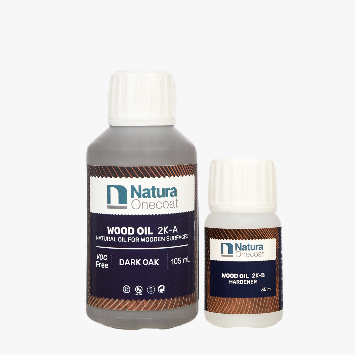Natura Onecoat Wood Oil 2K Dark Oak 140 mL