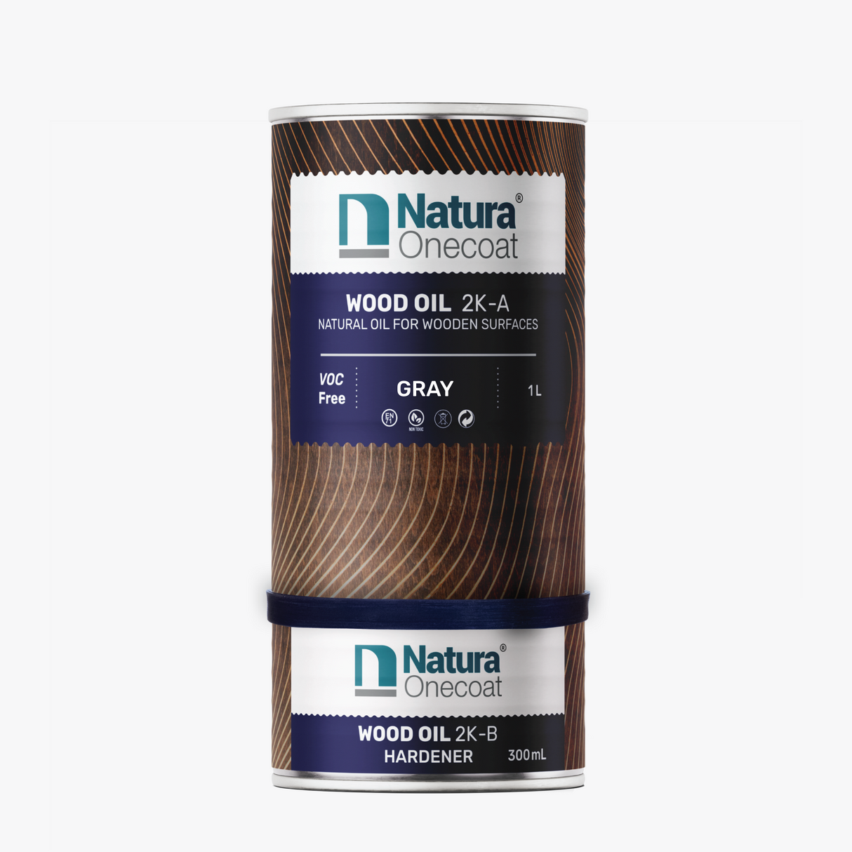 Natura Onecoat Wood Oil 2K Gray 1.3 L