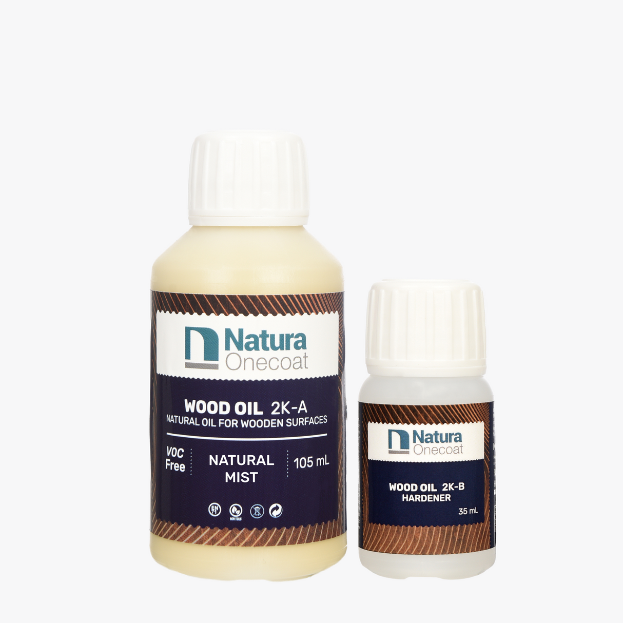 Natura Onecoat Wood Oil 2K Natural White 140 mL