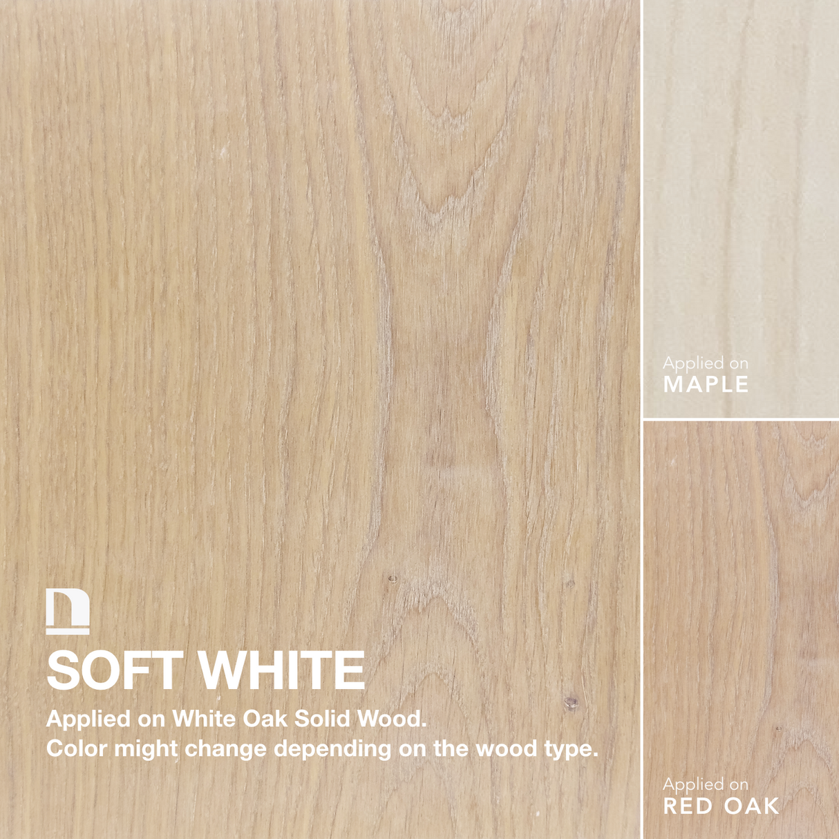 Natura Onecoat Wood Oil 2K-A Soft White Sample