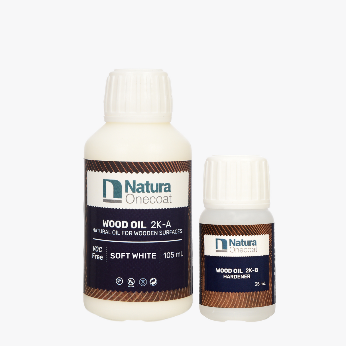 Natura Onecoat Wood Oil 2K Soft White 140 mL