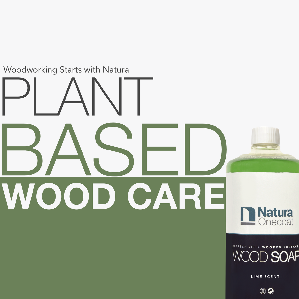 Natura Onecoat Wood Soap 1L